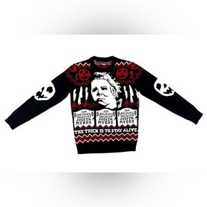 John Carpenter’s Michael Myers Halloween Sweater Small Horror Movie Christmas